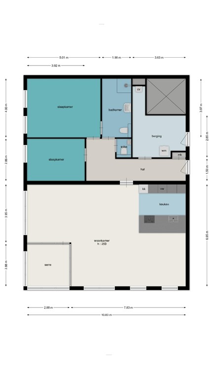 mediumsize floorplan